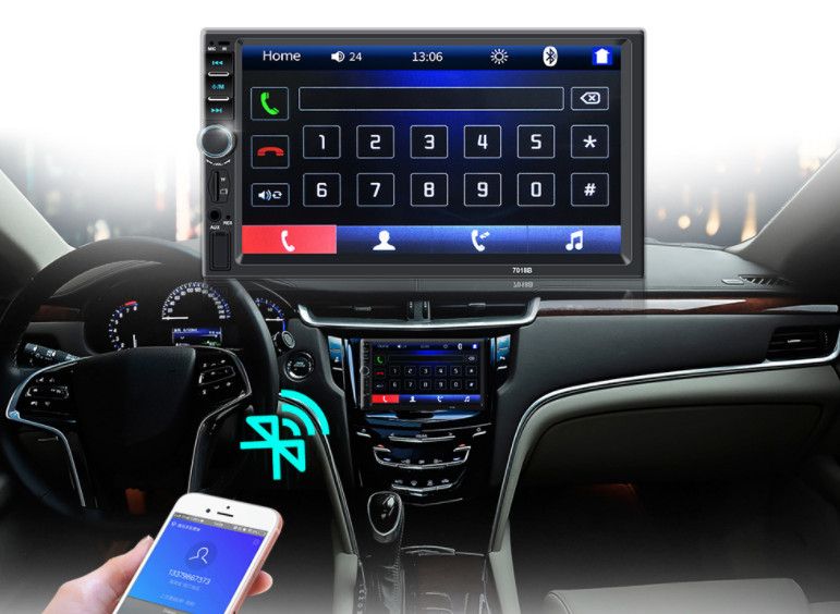 Blue tooth factory price smart mp5 player 7018